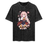 Men FGO Fate Grand Order The Holy Grail War Games Astolfo Pure Cotton Tees Harajuku Daily Life T-Shirt Black XL