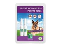 MENFORSAN Pipetas Anti-Insectos para Perros con Margosa, Geraniol y Lavandino, contra Pulgas, Garrapatas y Mosquitos (incluido Flebótomo), Estuche con 2 unidades, 1,5 ml