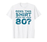 Men Gag Vintage 80th Birthday Decorations Funny 80 Birthday Camiseta