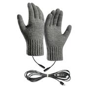 Men Heated Gloves, USB Electric 3-Level Gloves for Cold Weather, Insulated Ski Snowboard Glove with Adjustable Heat, Perfect for Walking Motorcycling Camping Fishing Outdoor Work 8.66x4.13 Inches