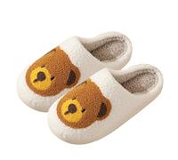 Men House Slippers Non Cotton Linen Indoor and Outdoor Home Slipper Sandals Open Toe Bedroom Breathable Shoes Schuhe Schwarz Herren 45, Blanco, 43 EU