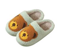 Men House Slippers Non Cotton Linen Indoor and Outdoor Home Slipper Sandals Open Toe Bedroom Breathable Shoes Schuhe Schwarz Herren 45, verde, 41 EU