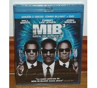 MEN IN BLACK III 3 LOS HOMBRES DE NEGRO COMBO BLU-RAY+DVD NUEVO PRECINTADO R2