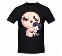 Men Kawaii Clothing The Binding of Isaac Cute Character Guppy's Cat Tshirt Funny Tops Unisex Casual Tops Anime Shirt Ropa Hombre