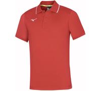Men Mizuno Polo Rojo/Blanco Hombre Talla S
