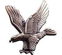 Men New Retro Metal Eagle Bird Men's Brooch Lapel Badge Pin Buckle Suit Shirt Collar Accessories Made in China