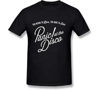 Men of Panic in The Disco T-Shirt Vintage Gift Unisex Black tee