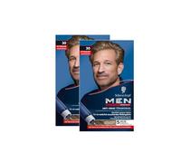 Men Perfect Gel de tinte antigris 30 rubio medio (2 x 80 ml), tinte para el cabello para hombres que oculta el pelo gris, tinte antigris para un resultado de aspecto natural