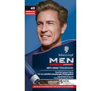 Men Perfect Gel de tinte antigris 40 rubio oscuro (2 x 80 ml), tinte para el cabello para hombres que oculta el pelo gris, tinte antigris para un resultado de aspecto natural