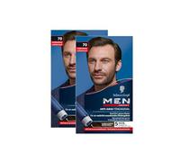 Men Perfect Gel de tinte antigris 70 marrón oscuro (2 x 80 ml), tinte para el cabello para hombres que oculta el pelo gris, tinte antigris para un resultado de aspecto natural