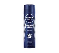 NIVEA MEN Protege & Cuida Spray (1 x 200 ml), desodorante para hombre con máxima protección 48 horas, spray antitranspirante de cuidado masculino, 0% alcohol