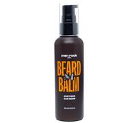 Men Rock Bálsamo para Barba Calmante: Acondicionador y Suavizante, Hidratación Profunda para Piel y Barba, Aroma de Musgo de Roble, 100 ml