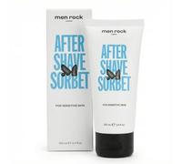 Men Rock Sensitive - Bálsamo para después del afeitado para hombres y mujeres, sin perfume, alivia las quemaduras de afeitado, pelos encarnados e irritaciones de la piel, de absorción rápida, con