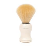 Men Rock Shaving Brush with Synthetic Bristles, Helps to Remove Unwanted Dead Skin and Avoid Irritation, Soft Bristles and Comfortable Handle, Vegan Friendly
