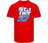 Men Round Neck T Shirts Casey Stoner Man Fashion Cotton Tops Red