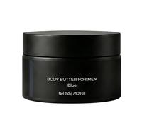 Men’s Body Butter, Deep Hydration Cream, 150g Non-Greasy Nourishing Moisturizer with Fast Absorbing Skin Care System, Long Lasting Softness Formula, Smooth Freshs Grooming Design, Daily Use