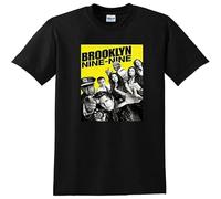 Men ' s Brooklyn Nine-Nine T Shirt Season 1 2 3 4 - tee Round Neck Unisex Tops Men's 100% Cotton Short-Sleeve T-Shirts S