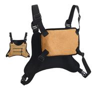 Men’s Chest Vest Bag - Waterproof Oxford Cloth Pouch with Multi-Pockets, Lightweight Running Bag for Outdoor Adventure, Motorcycle, Fitness, Hiking, Cycling, Fishing, and Daily Travel Use