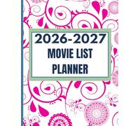 Men’s Daily Weekly Monthly & Movie List Planner 2026-2027 (8.5"x11"): Boost Productivity & Keep Track of Must-See Films