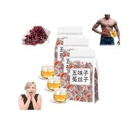 Men’S Essentials Five Flavors Goji Berry Tea, 5 Flavours Goji Berry Tea - Five Flavour Goji Berry Tea, Five Flavors Wolfberry Tea, Health Liver Care Tea,Chinese Herbal Medicine For Men (3 Box)
