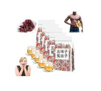 Men’S Essentials Five Flavors Goji Berry Tea, 5 Flavours Goji Berry Tea - Five Flavour Goji Berry Tea, Five Flavors Wolfberry Tea, Health Liver Care Tea,Chinese Herbal Medicine For Men (5 Box)