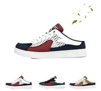 Men’s Mules and Slip ons, Breathable Lightweight Slip-On Shoes with Anti-Slip Sole for Comfortable Spring Summer Walking (Blue,40)