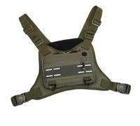 Men Sports Chest Bag - Adjustable Front Vest Running Pack Outdoor Training Bag for Mobile Phone Headphones, Fitness Cycling Hiking Travel, Multifunction Storage Pack