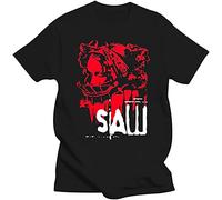 Men t Shirt Saw Torture Horror Movie tee Shirt t-Shirt Novelty Tshirt Black