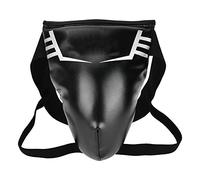 Men Taekwondo Groin Guard, Boxing Crotch Protector, Ergonomic PU and EVA Jockstrap with High Elastic Strap for Taekwondo Karate Sanda Martial Arts Training