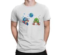 Men The Earth T Shirt Grey M