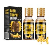 Men Therm Bee Venom - Aceite de calefacción para ginecomastia de veneno de abeja Mentherm, aceite de veneno de abeja para hombres, gel de veneno de abeja Mentherm, puede ayudar a fortalecer los