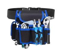 Men Tool Belts, Adjustable Heavy-Duty Oxford Tool Belt, Large-Capacity Utility Pouch for Roofing, Gardening, Carpentry, Electricians, Plumbing, Framing Work, 9.06x5.12x9.06 inches