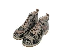 Men Vegan Leather Black Ankle Boots - No Limits Design