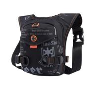 Men Waist Fanny Pack Messenger Bag Drop Leg Bag Waterproof Pack with Earphone Hole for Travel Hiking Climbing Cycling