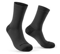 Men Waterproof Socks Trekking Riding Ski Cycling Camping Fishing Hiking Sports Snow Warm Thermal Winter Sock PORELLE MEMBRANES Para Hombre(JBL001-Gray,L (EU43-46))