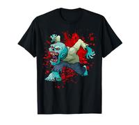 Men Women Horror Scary Blood Halloween Zombie Fans Thriller Camiseta