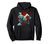 Men Women Horror Scary Blood Halloween Zombie Fans Thriller Sudadera con Capucha