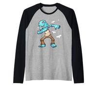 Men Women Horror Scary Dab Halloween Zombie Fans Thriller Camiseta Manga Raglan
