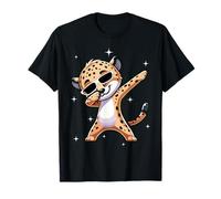 Men Women Kids Cool Cheetah Dabbing Animals Wildlife Parties Camiseta