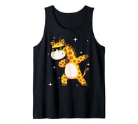 Men Women Kids Cool Giraffe Dabbing Animals Wildlife Parties Camiseta sin Mangas