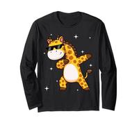 Men Women Kids Cool Giraffe Dabbing Animals Wildlife Parties Manga Larga