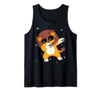 Men Women Kids Cool Lion Dabbing Animals Wildlife Parties Camiseta sin Mangas