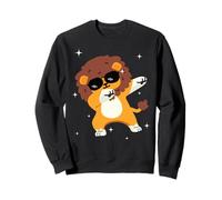 Men Women Kids Cool Lion Dabbing Animals Wildlife Parties Sudadera