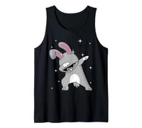 Men Women Kids Cool Rabbit Dabbing Animals Wildlife Parties Camiseta sin Mangas