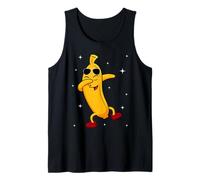 Men Women Kids Cool Yellow Banana Dabbing Fruit Parties Camiseta sin Mangas