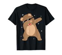 Men Women Kids Funny Bear Dabbing Animals Wildlife Parties Camiseta