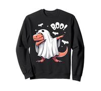 Men Women Kids Funny Dabbing Dinosaur Spooky Halloween Boo Sudadera