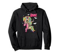 Men Women Kids Funny Dabbing Unicorn Boo Spooky Halloween Sudadera con Capucha