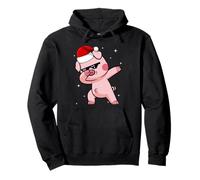 Men Women Kids Funny Pig Dabbing Animals Wildlife Christmas Sudadera con Capucha