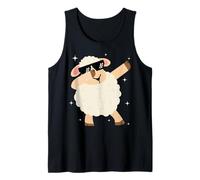 Men Women Kids Funny Sheep Dabbing Animals Wildlife Parties Camiseta sin Mangas